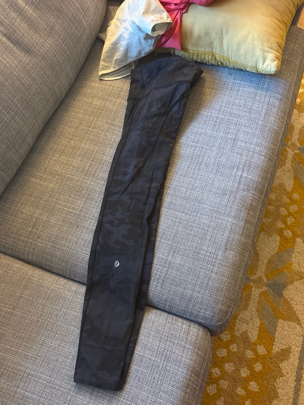 lululemon athletica Black Camo Performance Leggings